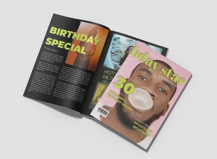 let's party birthday magazine inspiration